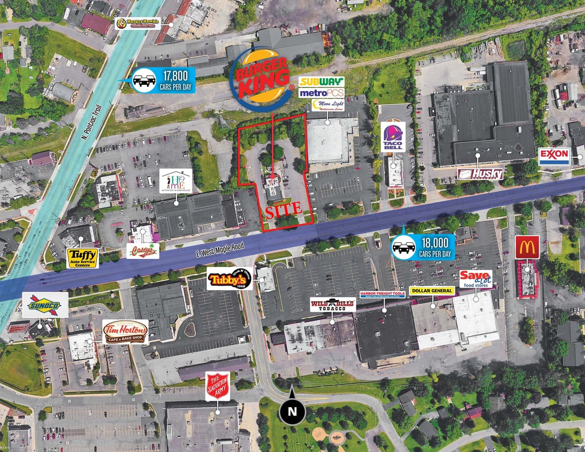 1.26 Acres E. West Maple Road