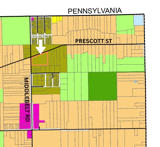 9.17 Acres SEC Middlebelt & Prescott