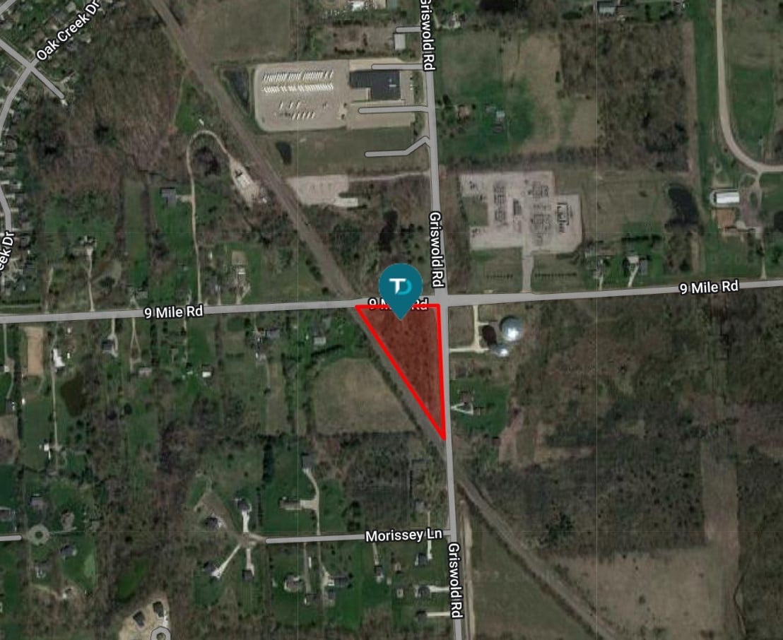 1.75 Acres Griswold & 9 Mile