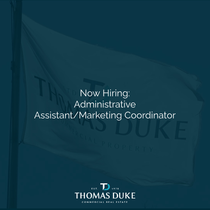Now Hiring: Administrative Assistant/Marketing Coordinator